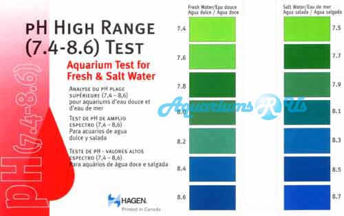 Ph Color Chart For Aquarium